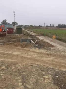 Maçonnerie gros oeuvre batiment agricole Janzé